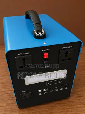 500w Portable Power Station | Rechargeable Backup Power Generator