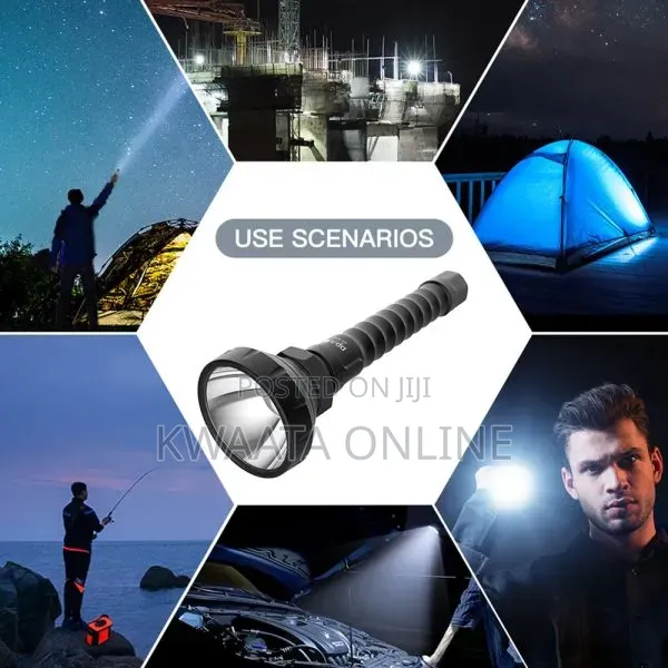 Dp-959, Super Bright Usb Rechargeable Torch Led Flashlight 4w, Camping