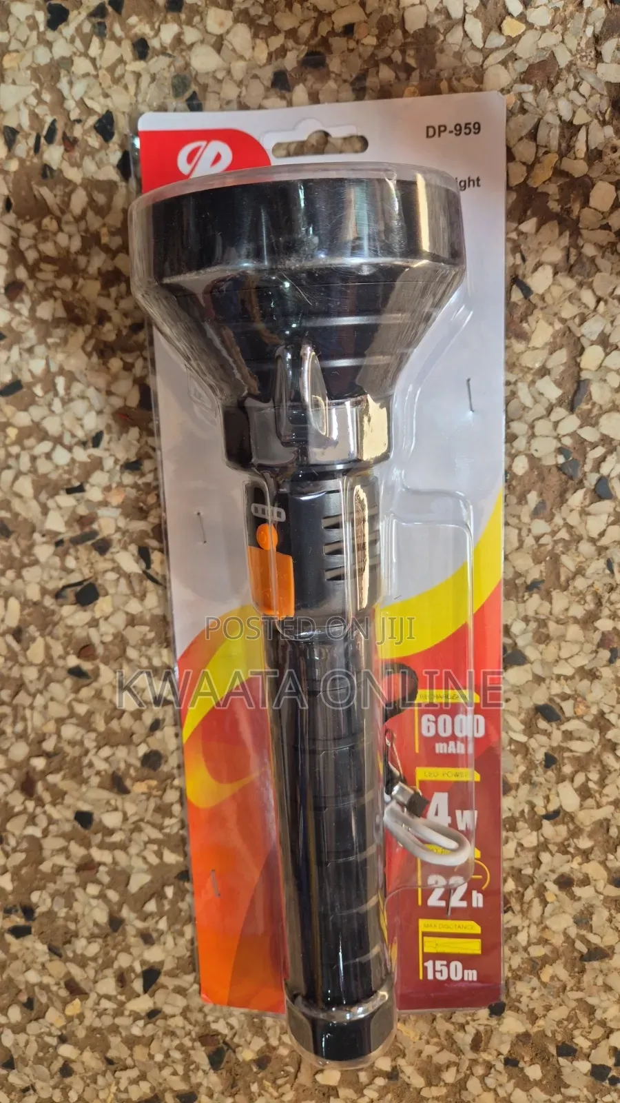 Dp-959, Super Bright Usb Rechargeable Torch Led Flashlight 4w, Camping