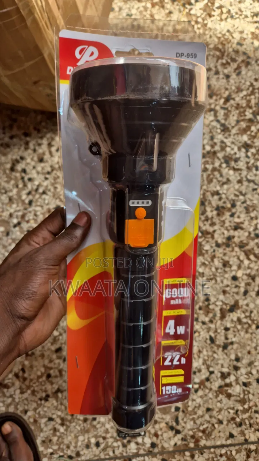 Dp-959, Super Bright Usb Rechargeable Torch Led Flashlight 4w, Camping
