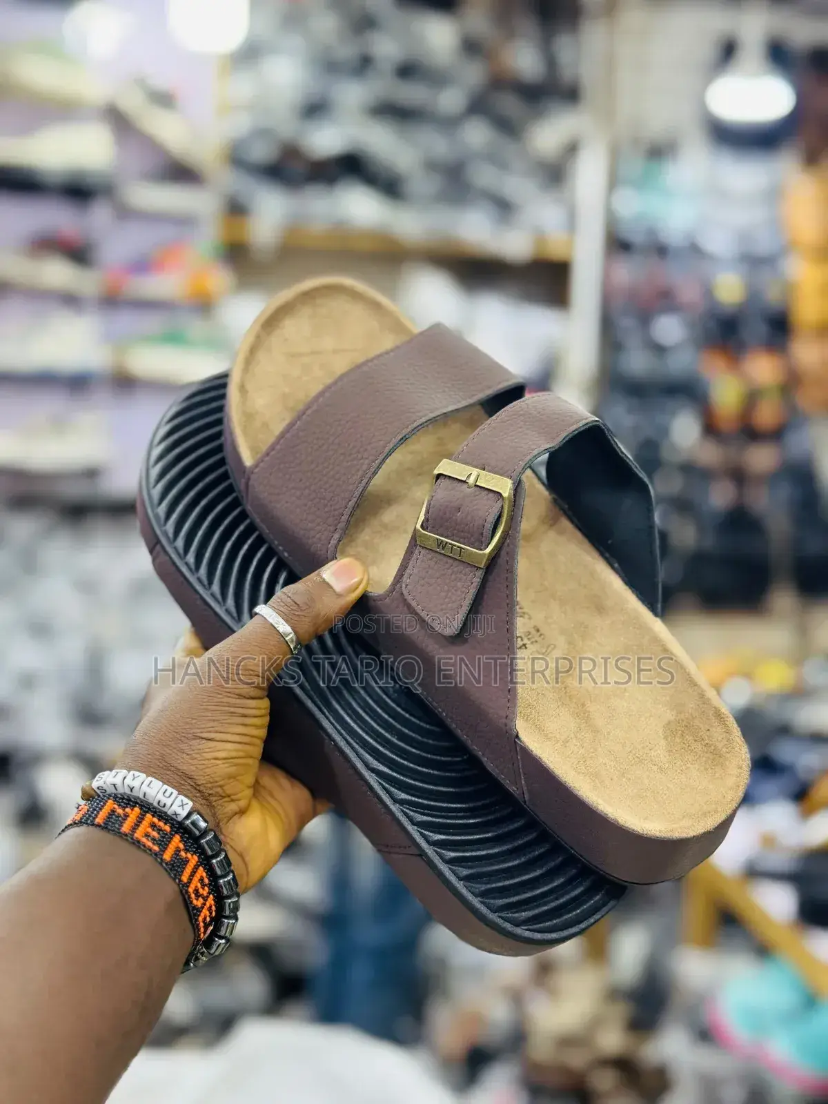 Stylish Men’S Double-Strap Comfort Sandals – Grey