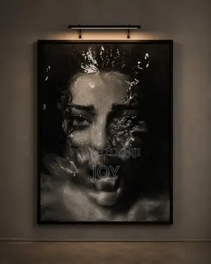 Art Piece Painting Potrait- Submerged Echoes