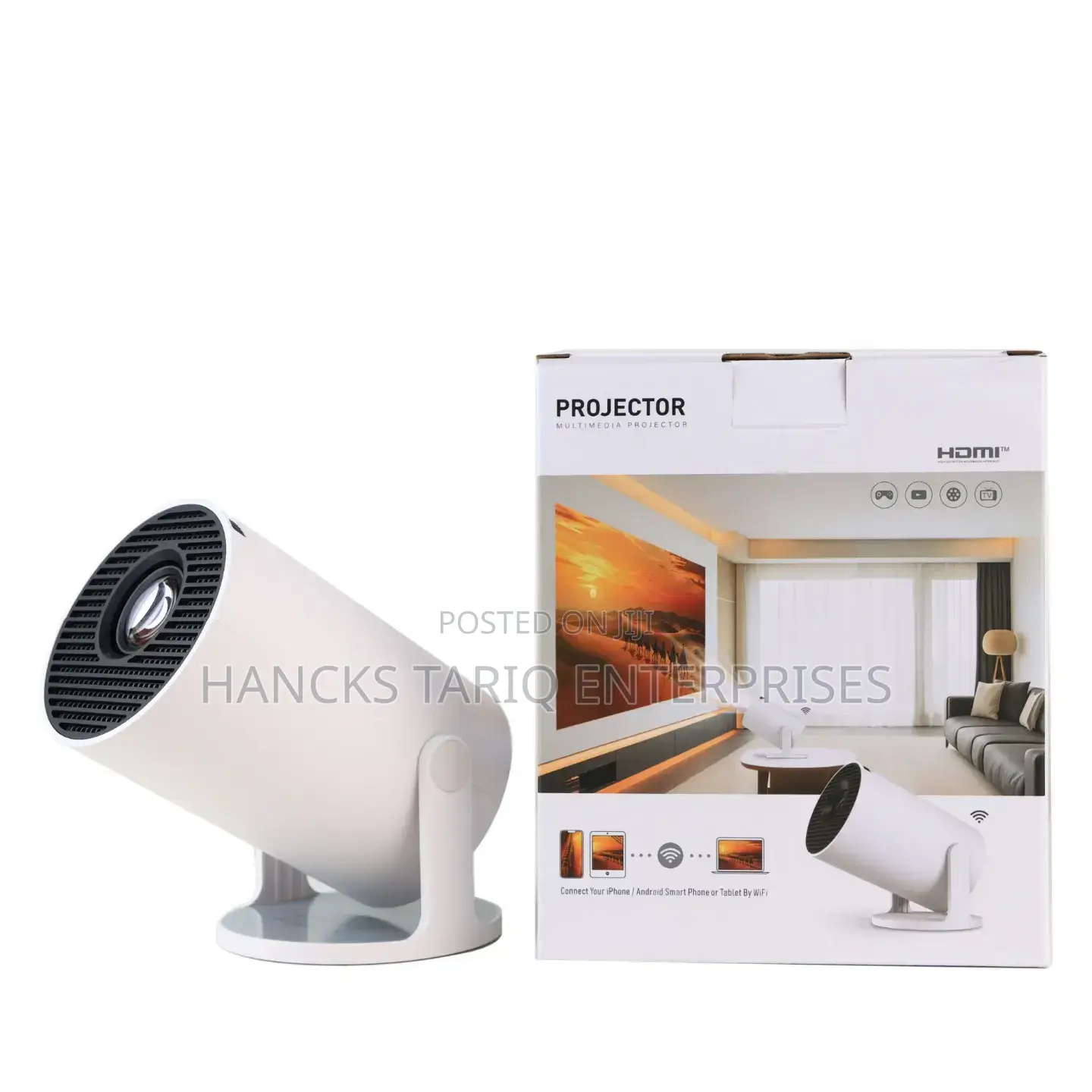 Ultra-quiet Portable Projector – Silent Cooling System