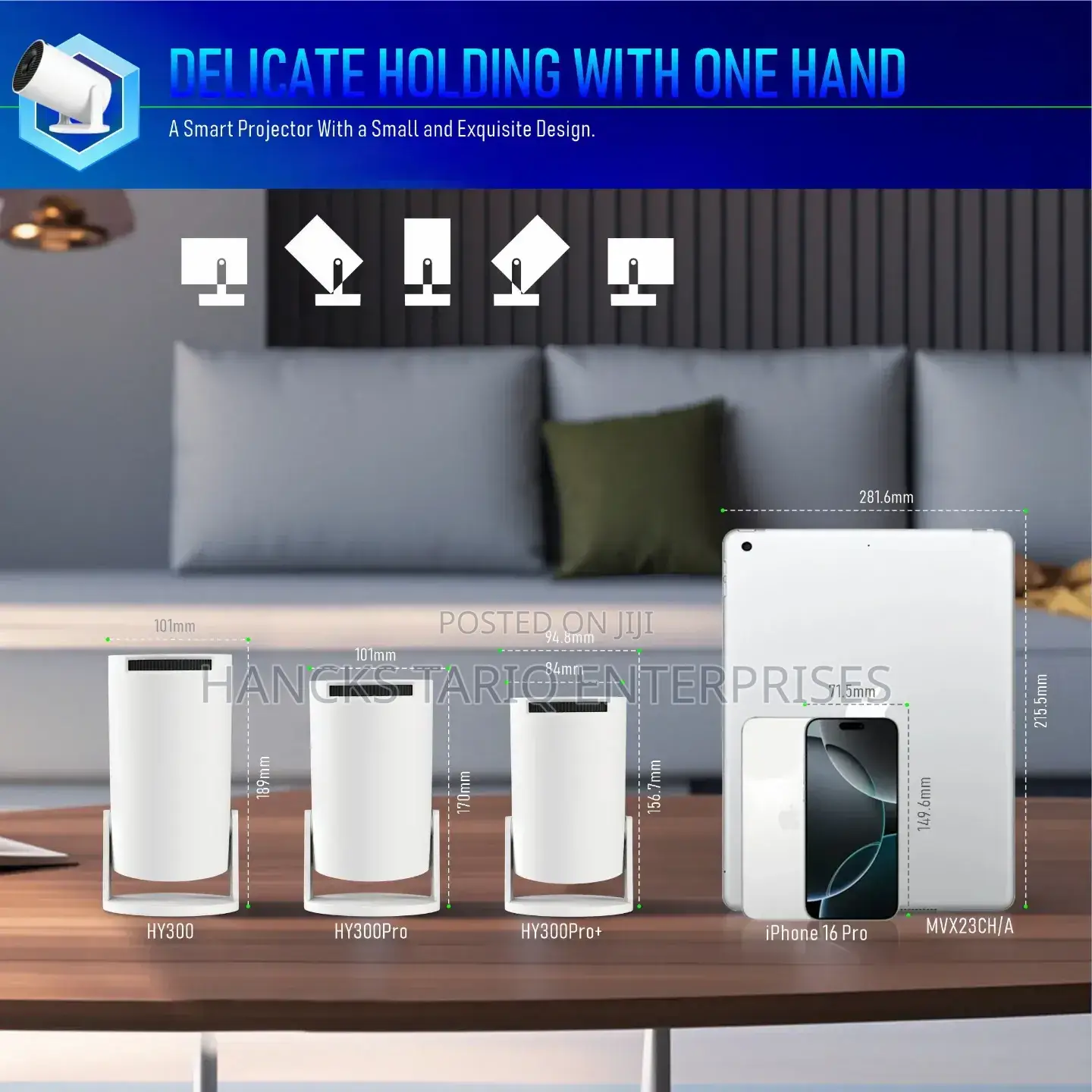 Ultra-quiet Portable Projector – Silent Cooling System