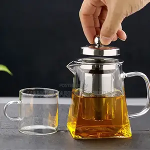 Clear Glass Teapot Designed For Brewing Tea