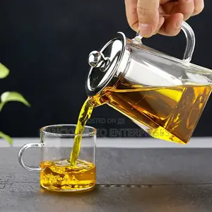 Clear Glass Teapot Designed For Brewing Tea