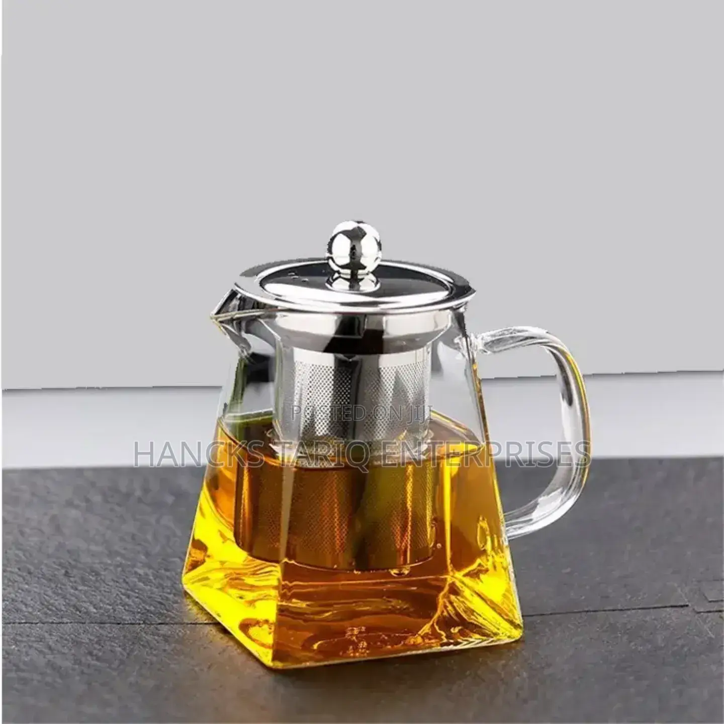 Clear Glass Teapot Designed For Brewing Tea