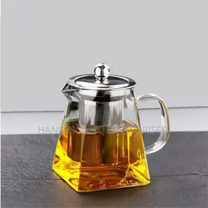 Clear Glass Teapot Designed For Brewing Tea