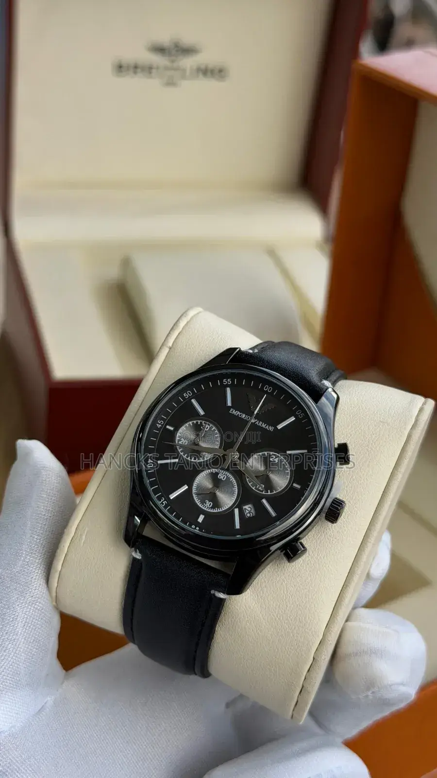 Elegant Emporio Armani Chronograph Watch