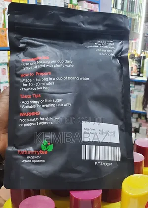 A Packet Flat Tummy Tea With Moringa
