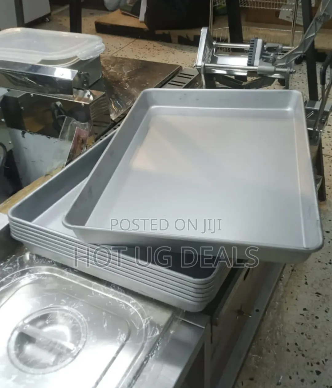 Aluminum Baking Tray 50x30cm - Silver