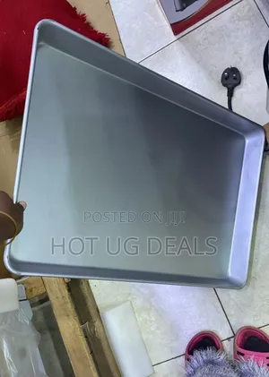 Aluminum Baking Tray 50x30cm - Silver