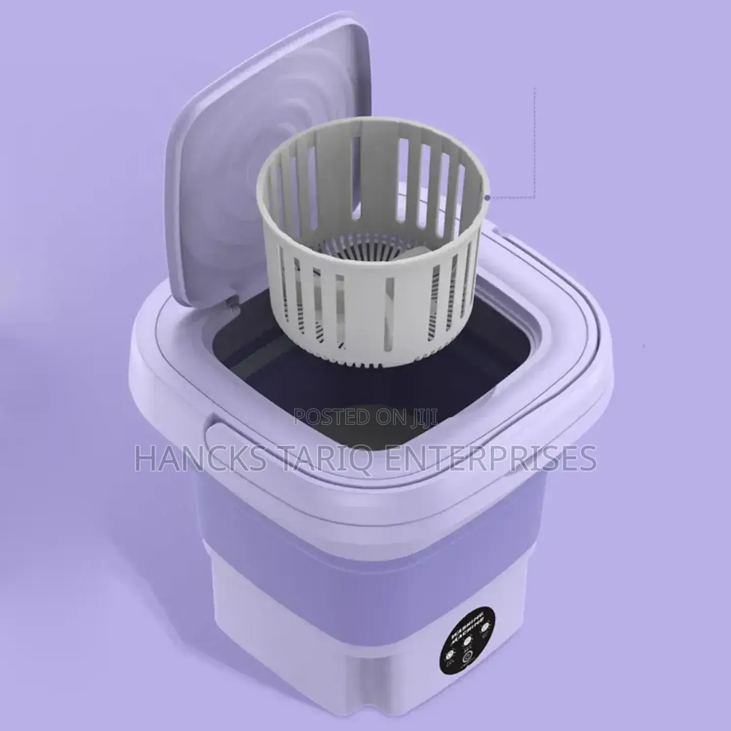Portable Folding Mini Washing Machine – Space-saving Laundry Solution