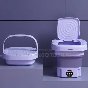Portable Folding Mini Washing Machine – Space-saving Laundry Solution