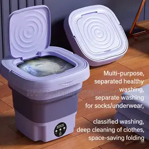 Portable Folding Mini Washing Machine – Space-saving Laundry Solution