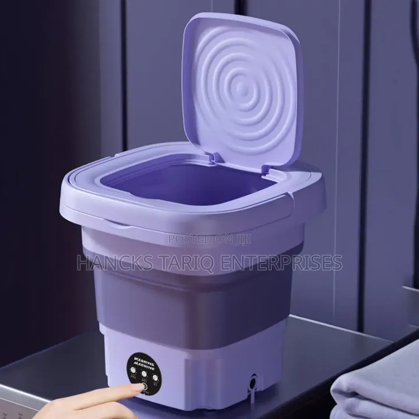 Portable Folding Mini Washing Machine – Space-saving Laundry Solution