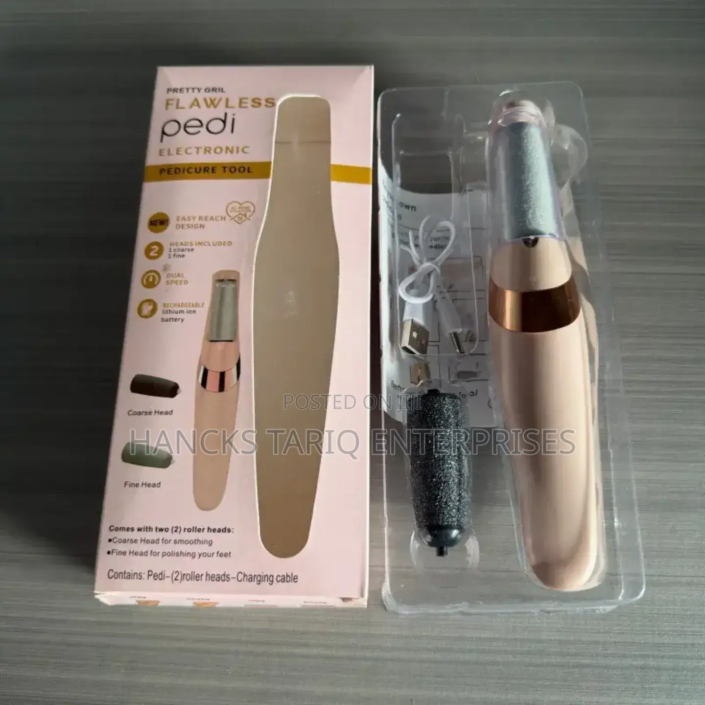 Electric Pedi Callous Remover – Rechargeable Foot Polisher