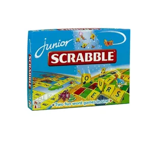 Scrabble Junior | Two Fun Word Games in One Colourful Game Bboard