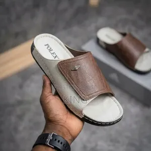 Polex Brand Cream , Brown Leather Sandals