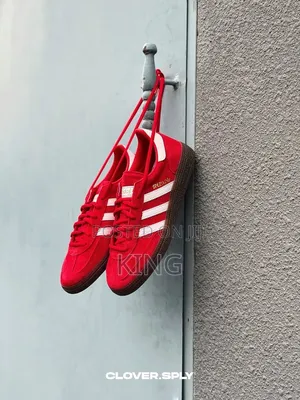 Adidas Handball Spezial Sneakers in Scarlet Red