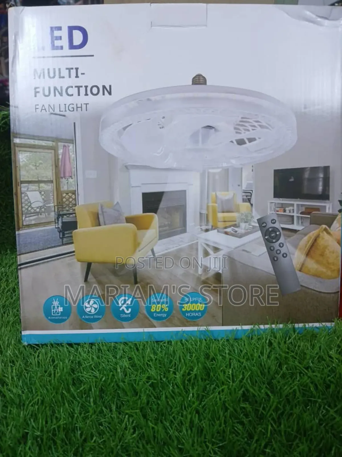 Multi-Function Fan Light Ceiling-Mounted With Lighting and Cooling