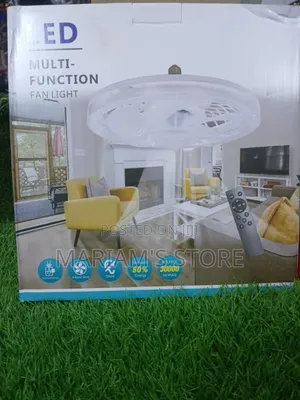 Multi-Function Fan Light Ceiling-Mounted With Lighting and Cooling