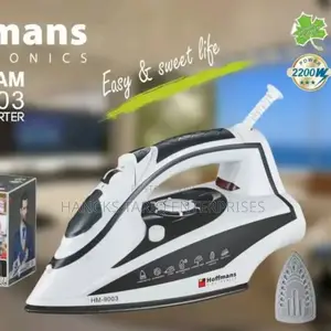 Hoffmans Electronics Electric Steam Iron – Model Hm-9003 (2200w)