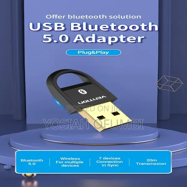 Vention Cdsb0 Usb Bluetooth 5.0 Adapter (Black)