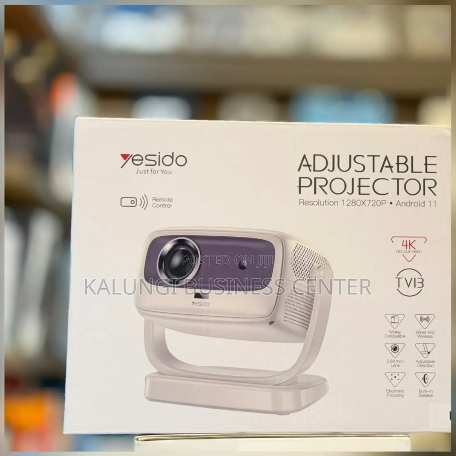 Full Hd Projector Yesido Adjustable Projector
