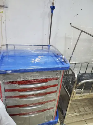 Standard Hospital Emergency Crash Cart or Medication Trolley