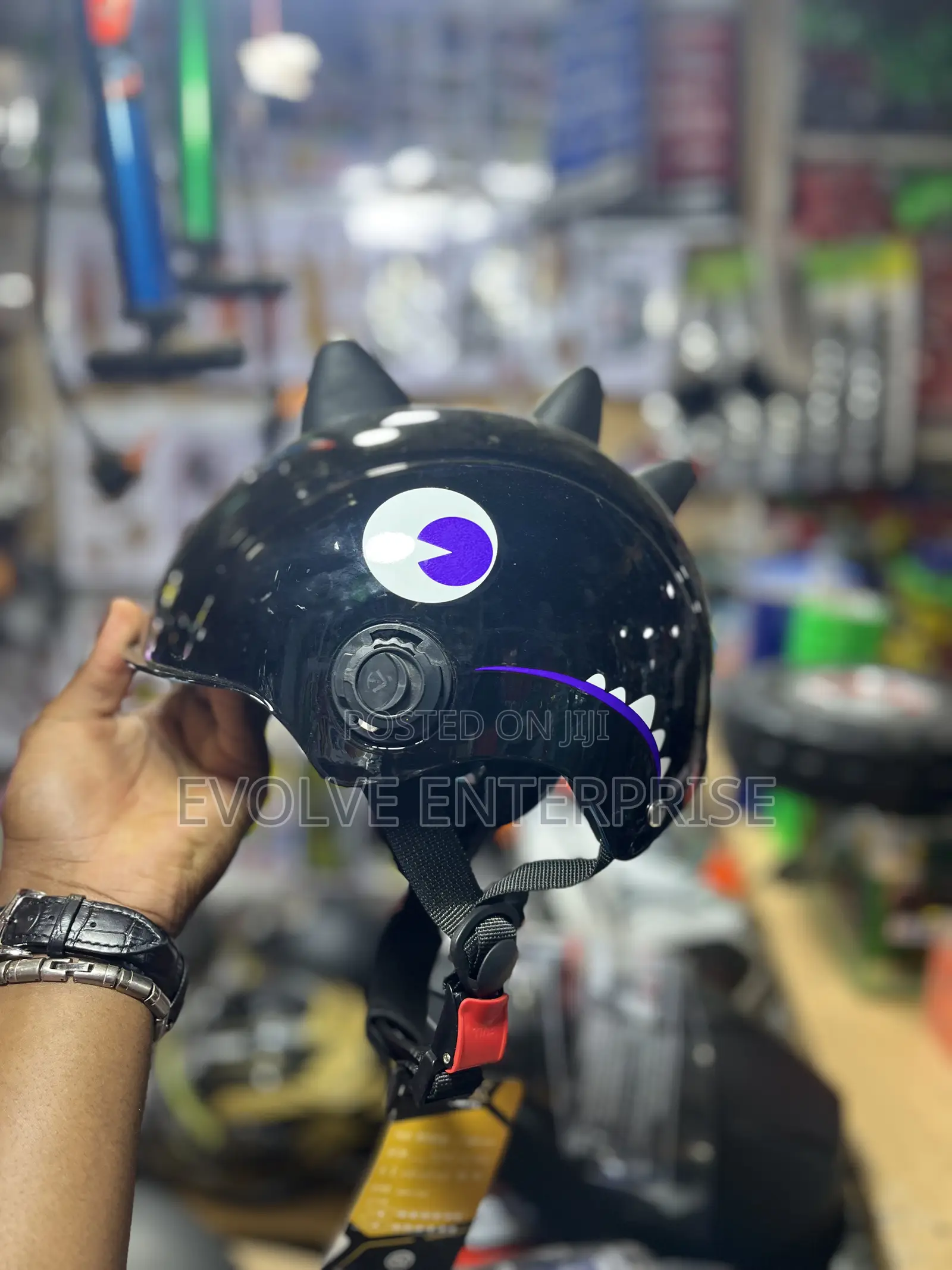 Kids Motorcycle Helmet With Visor, Cute Boys And Girls Half Helmet