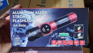 Small Sun Brand Xa-B606 Aluminum Alloy Rechargeable Flashlight.