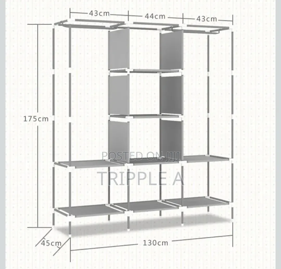 Generic Clothes Storage Organizer Shelves Rack