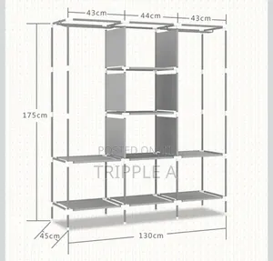 Generic Clothes Storage Organizer Shelves Rack
