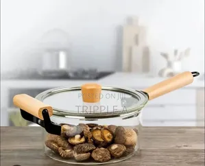 High Borosilicate Clear Glass Pot