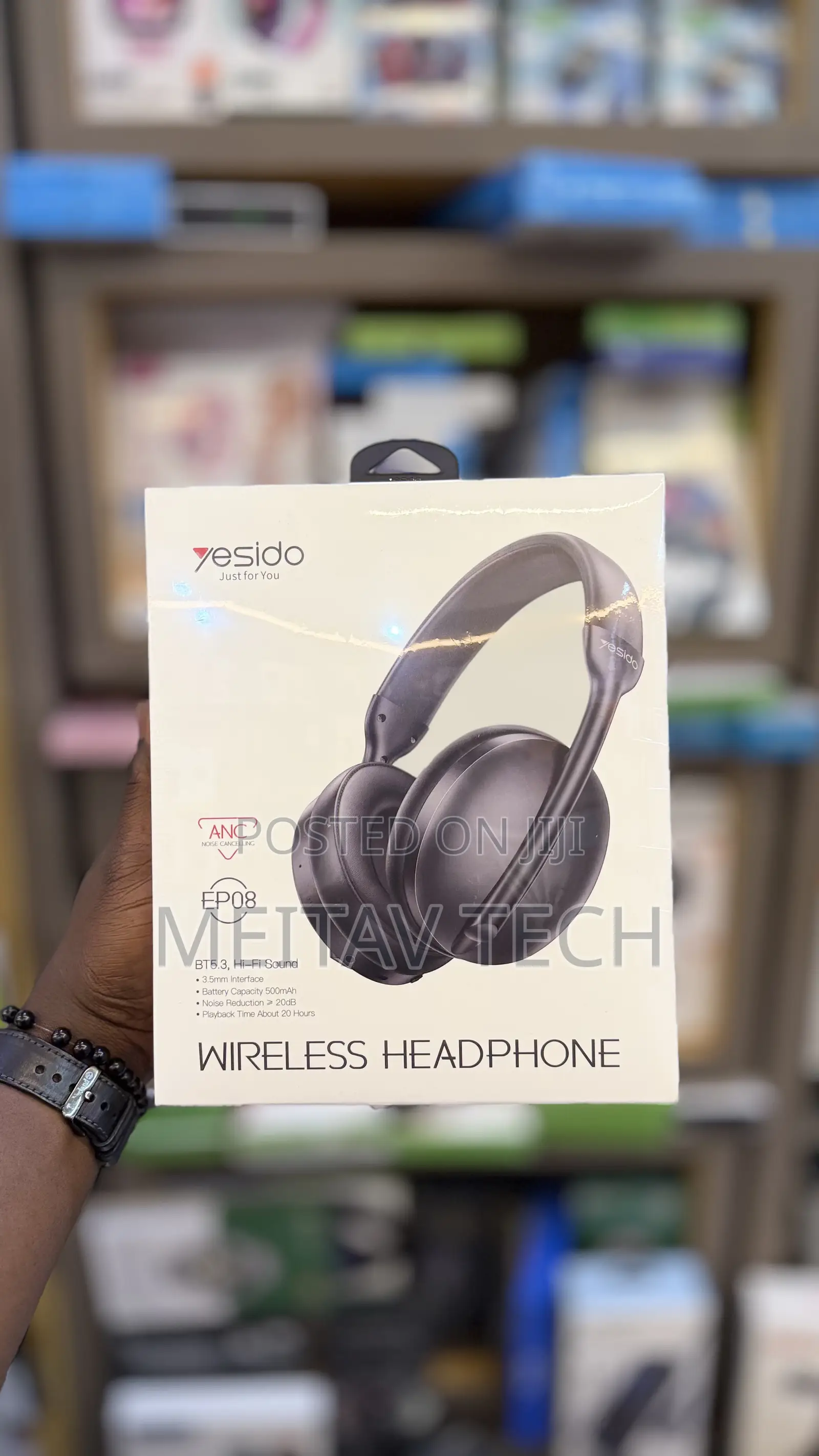 Yesido Ep08 Wireless Headphone With Anc
