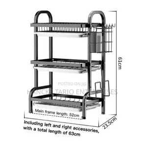 -Tier Multipurpose Kitchen Dish Drying Rack