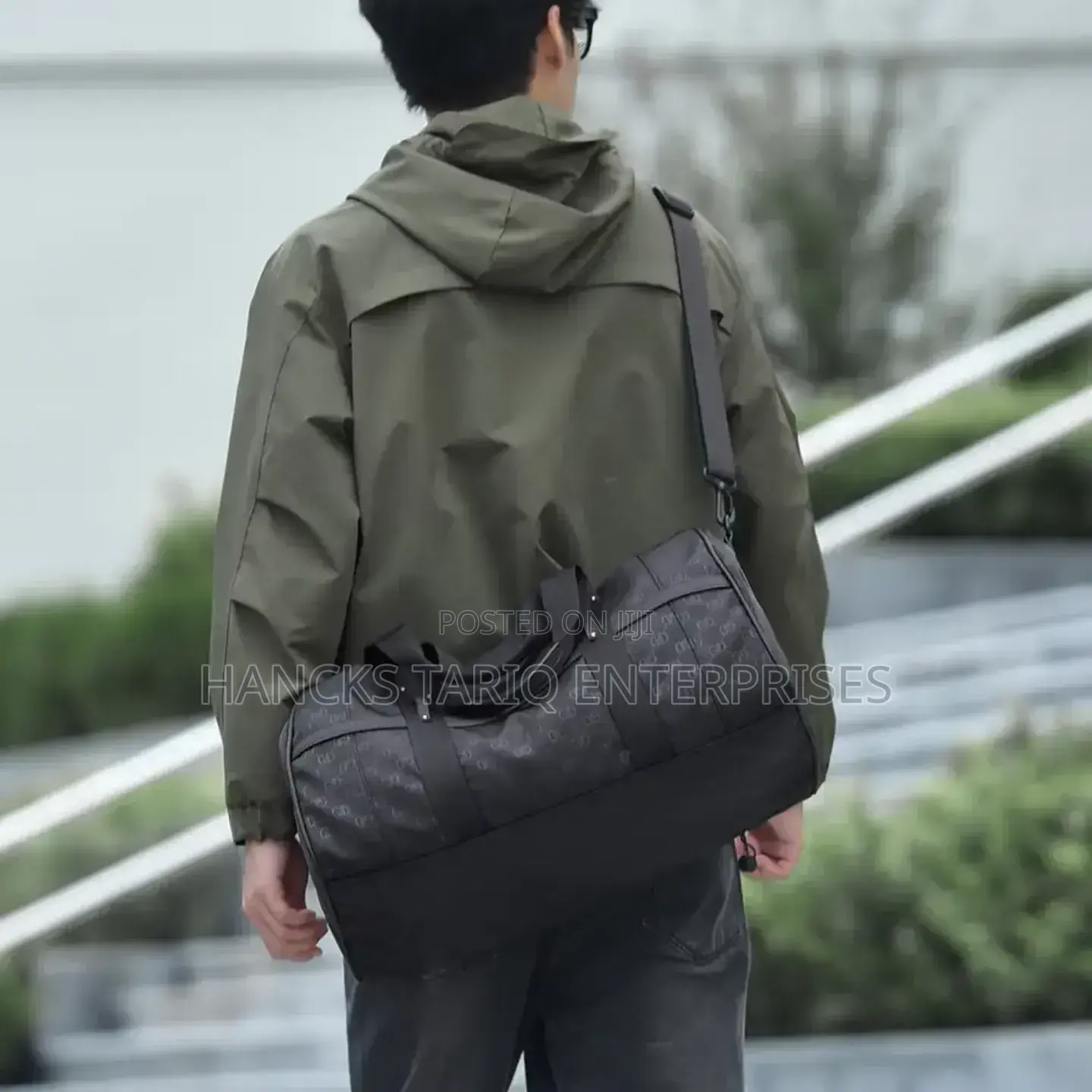 Premium Monogram Travel Duffle Bag