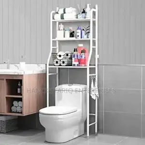 Space-Saving Over-the-Toilet Bathroom Storage Rack