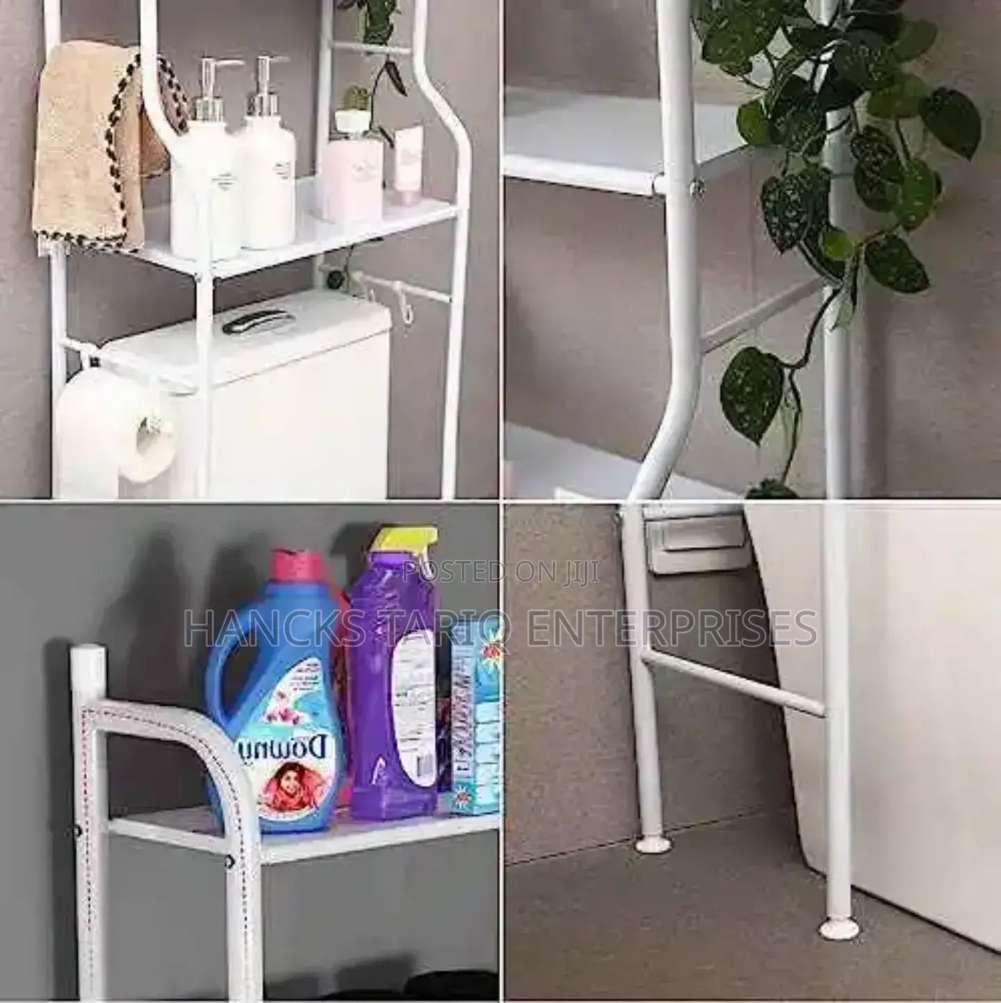 Space-Saving Over-the-Toilet Bathroom Storage Rack