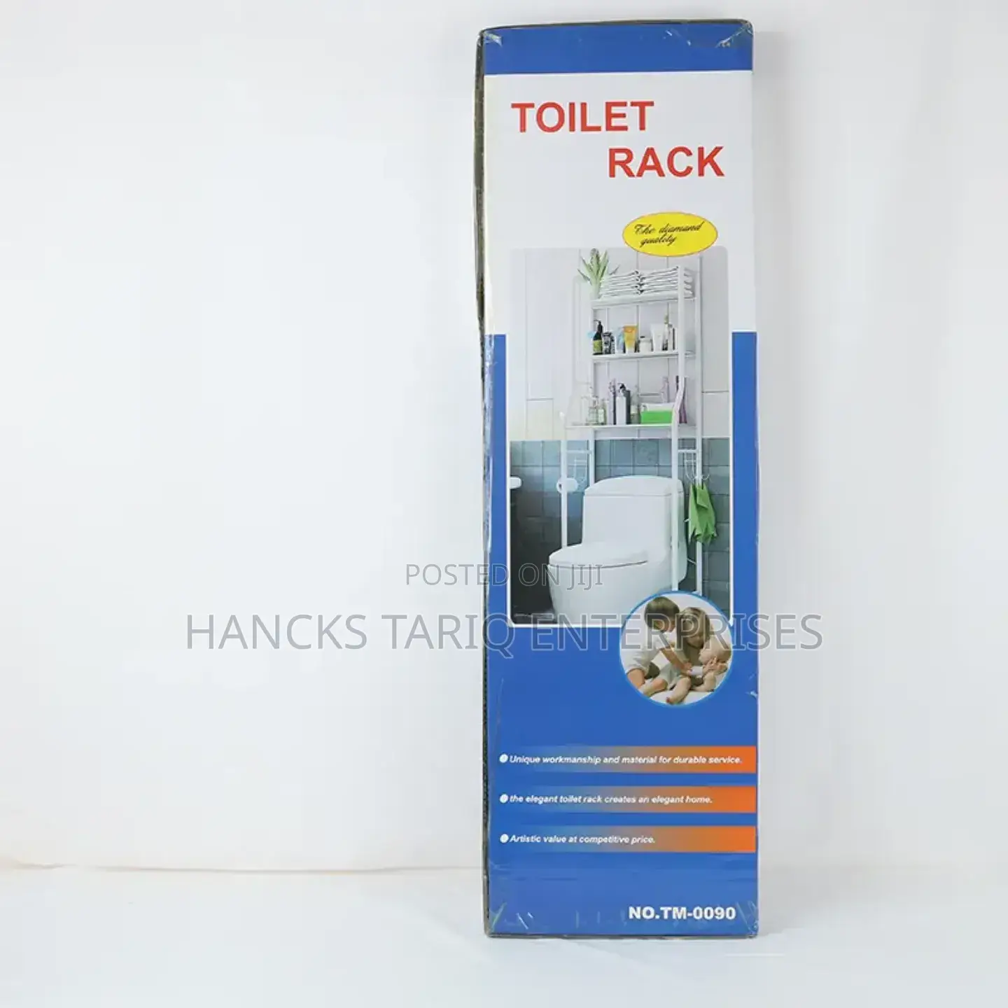 Space-Saving Over-the-Toilet Bathroom Storage Rack