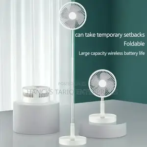 Portable Telescopic Folding Fan – Desktop Floor Standing Fan