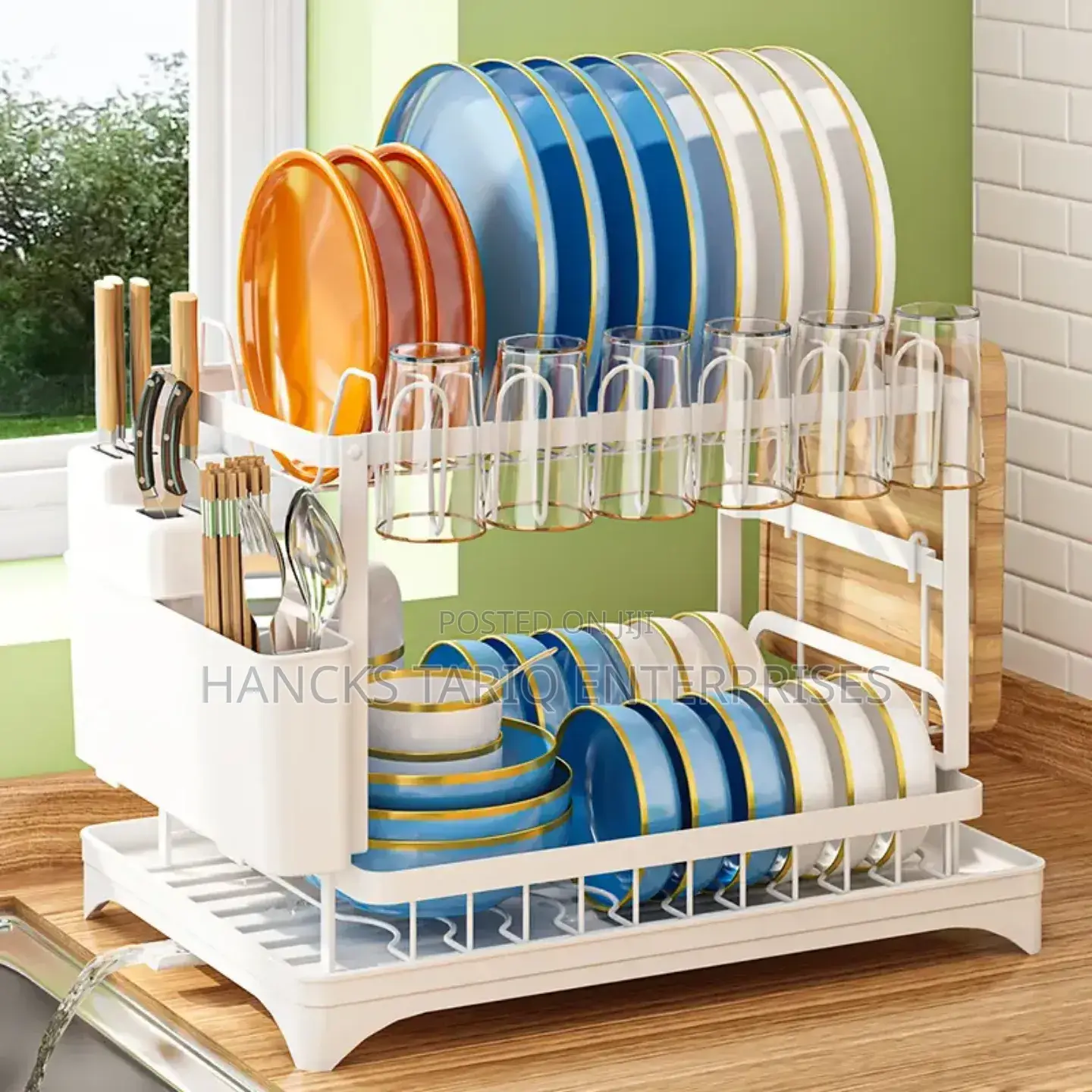 -Tier Dish Drying Rack