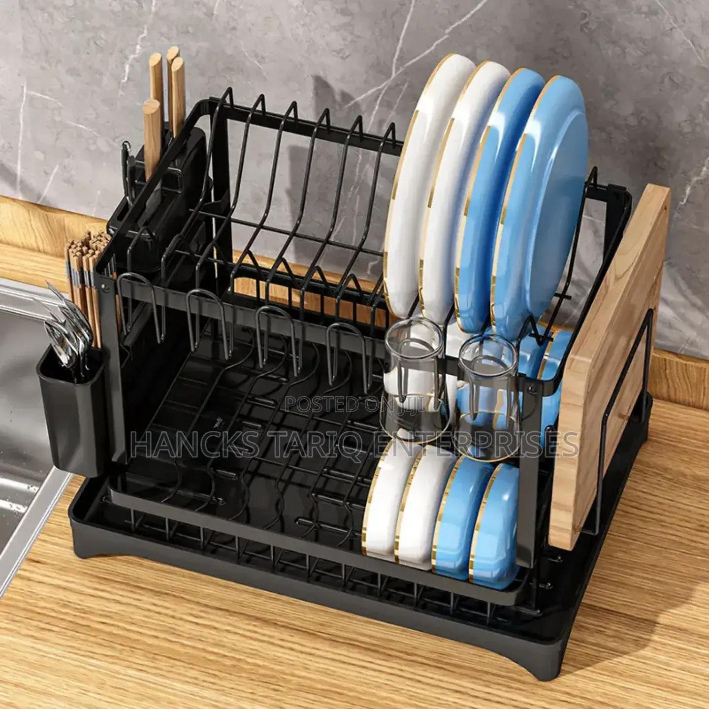 -Tier Dish Drying Rack
