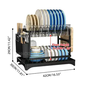 -Tier Dish Drying Rack