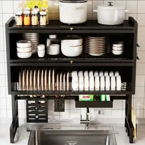 Modern Over-the-Sink Kitchen Organizer – Dish Drying Rack