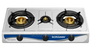 Sonashi Triple Burner Gas Stove