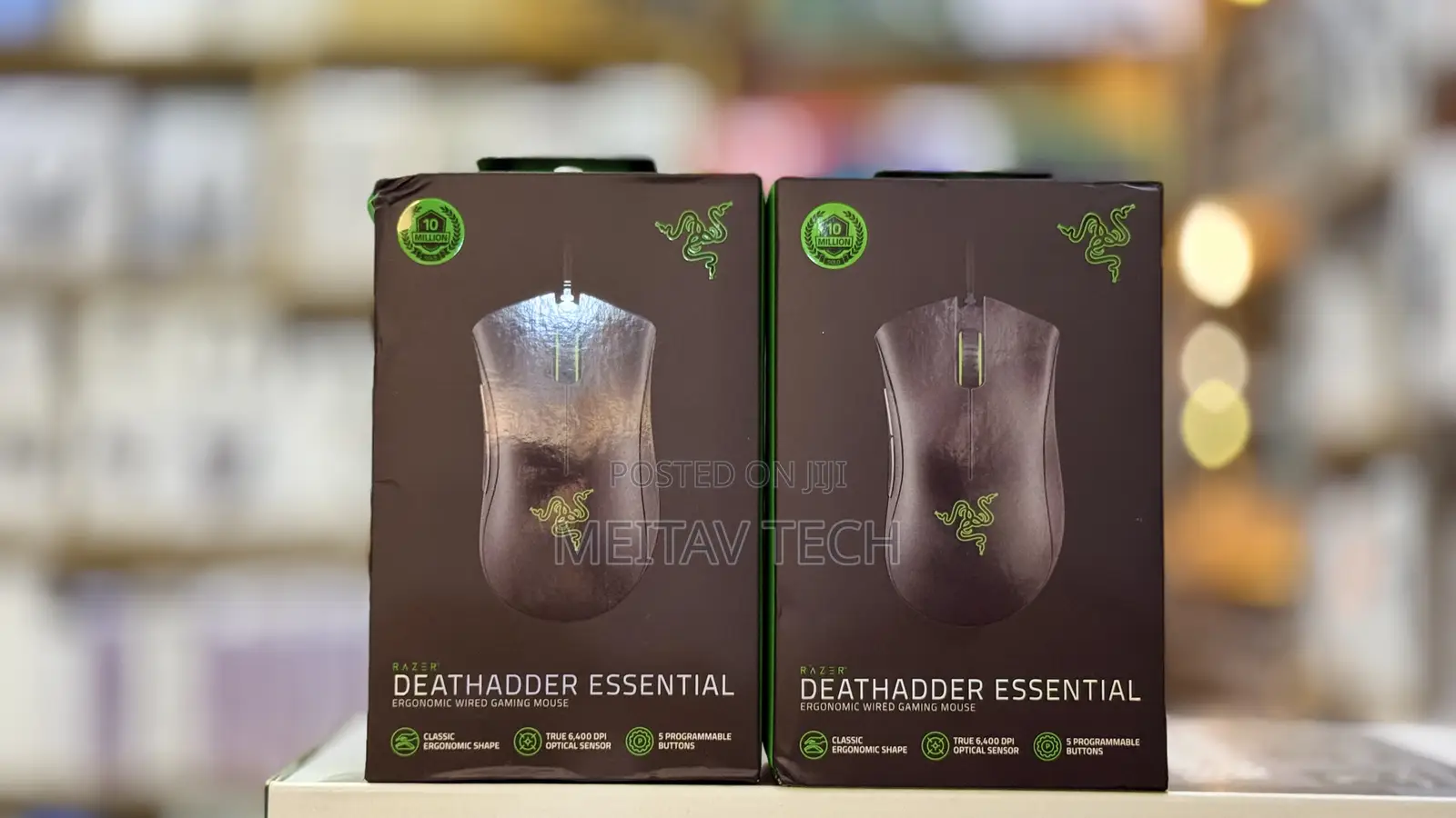 Razer Deathadder Essential Gaming Mouse: 6400 Dpi