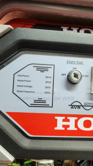 Gasoline Honda Generator 5kva 8hp