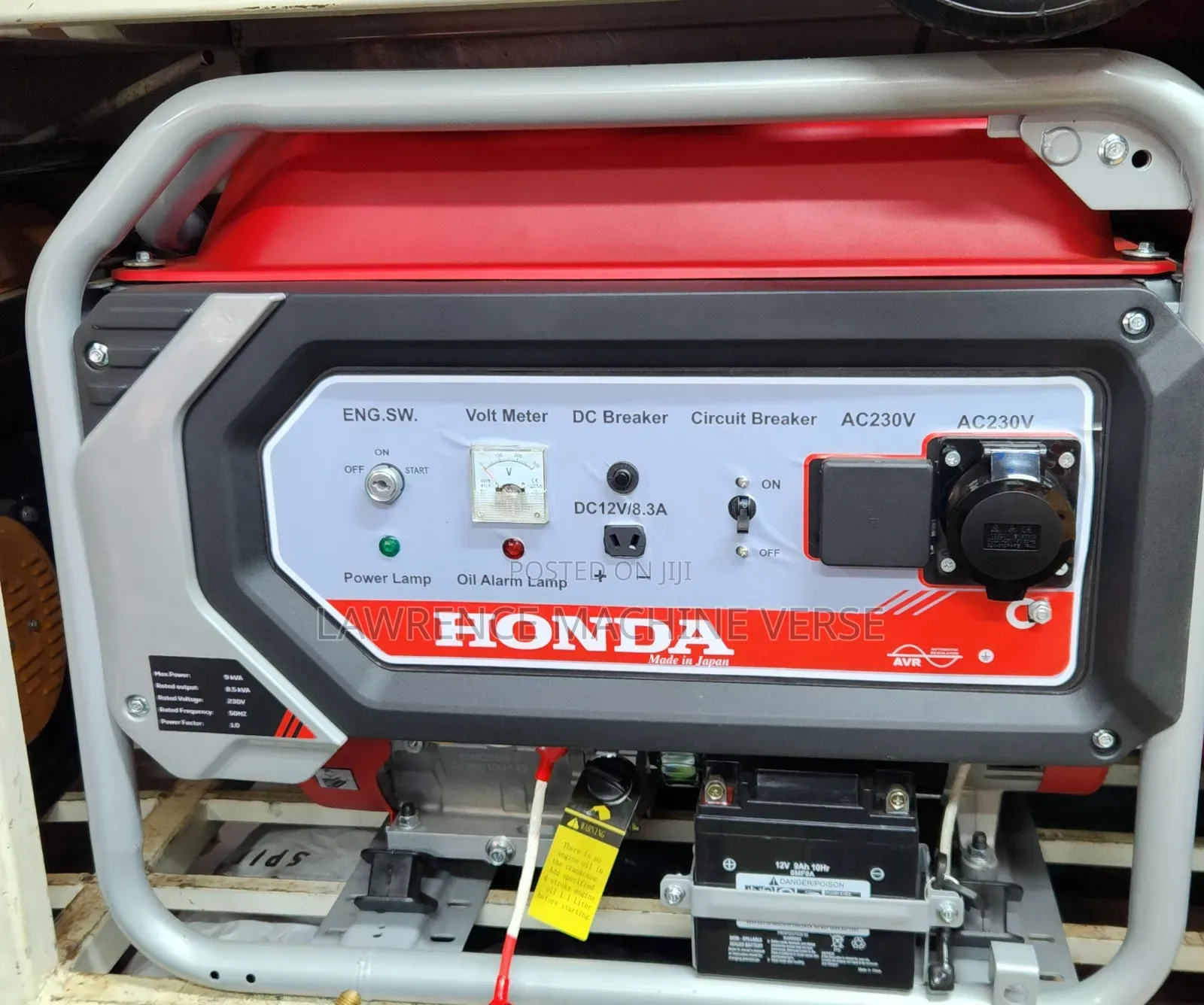 Honda Generator 9kva 10hp